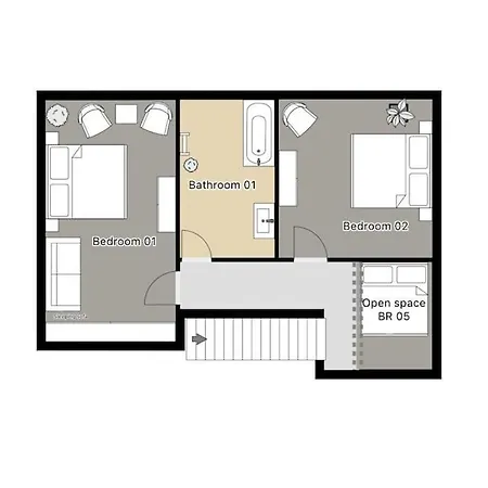 5br+2bath Old Town Loft Luxe Brickhouse, A/c Prag