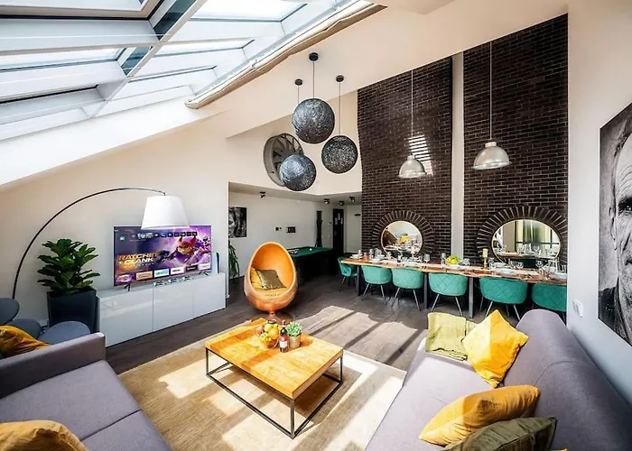 דירה 5br+2bath Old Town Loft Luxe Brickhouse, A/c *