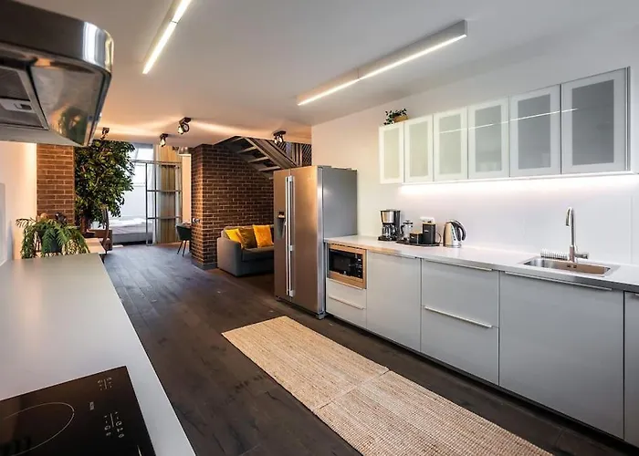 5br+2bath Old Town Loft Luxe Brickhouse, A/c דירה פראג