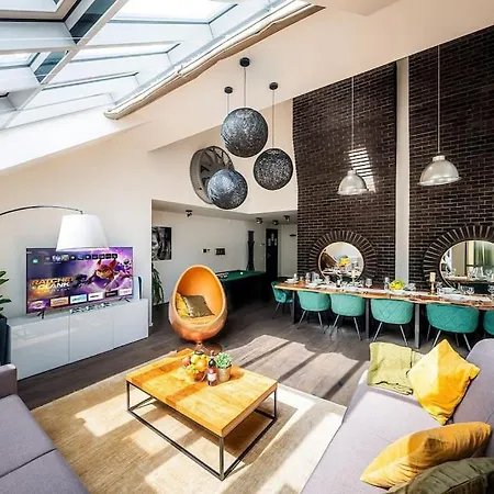 דירה 5br+2bath Old Town Loft Luxe Brickhouse, A/c *