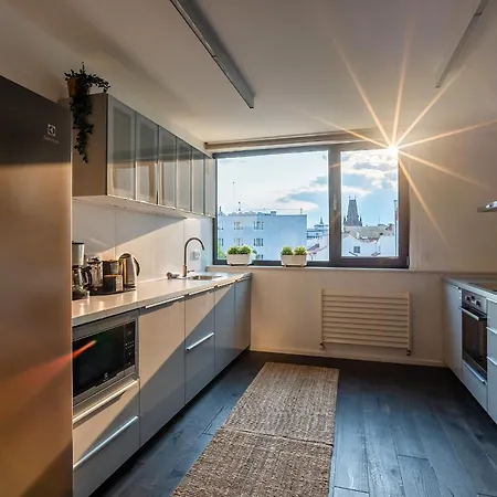 5br+2bath Old Town Loft Luxe Brickhouse, A/c פראג