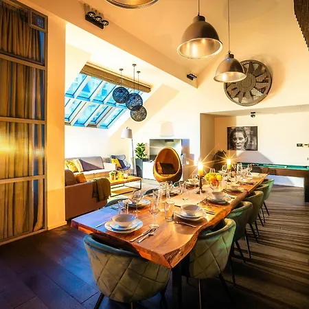 5br+2bath Old Town Loft Luxe Brickhouse, A/c דירה פראג